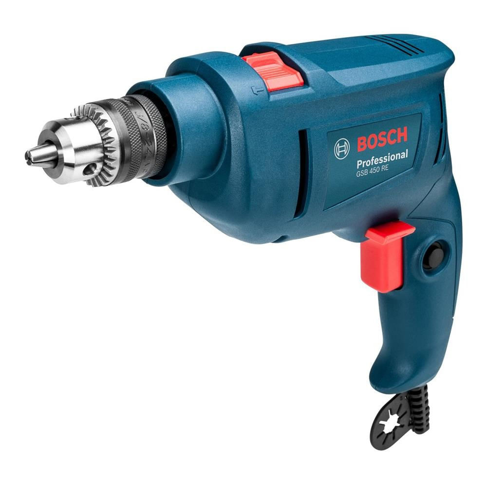 Furadeira de Impacto Bosch GSB 450 RE Mandril 3/8