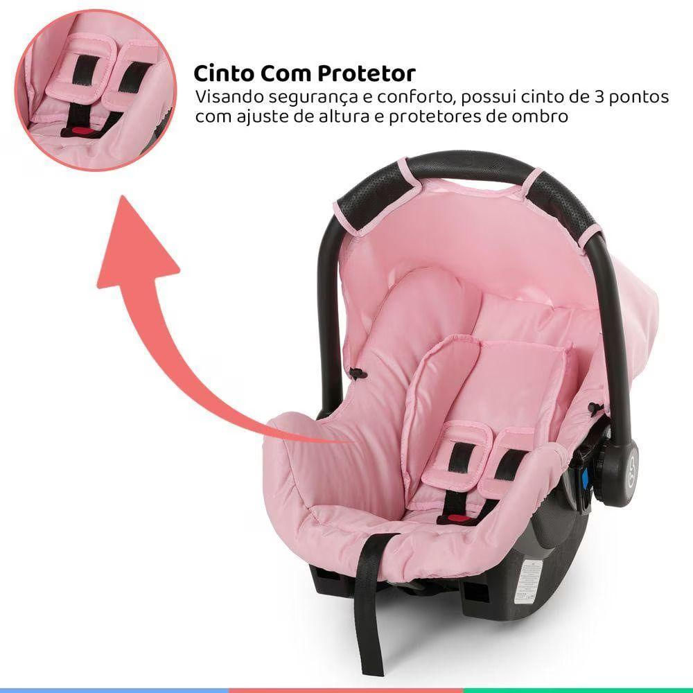 Bebê Conforto Galzerano Grid 8184 De 0 Até 13 Kg Rosa U