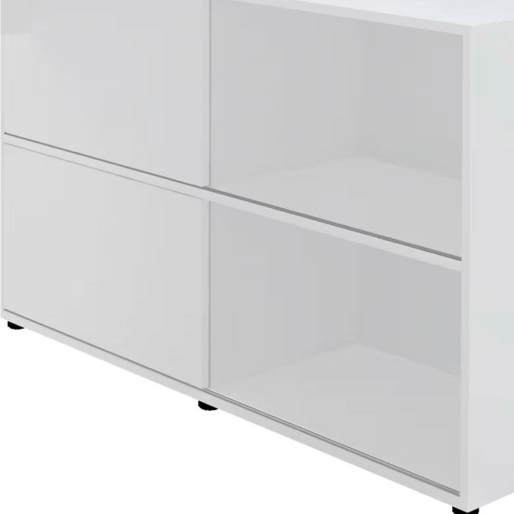 Mesa Artany Mingle com 2 Portas Branco