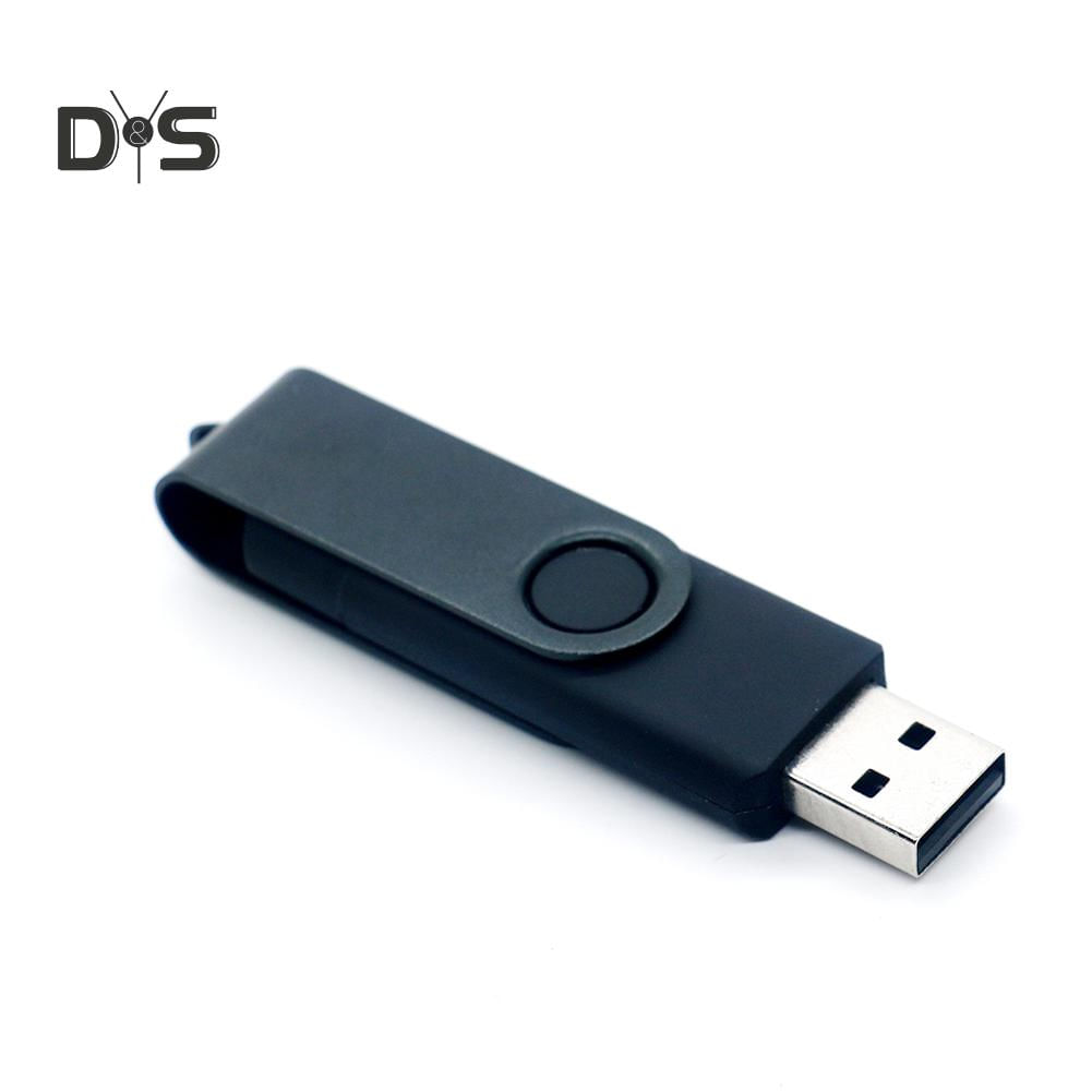 Adaptador Leitor USB com Leitor de Cartão 64GB / azul