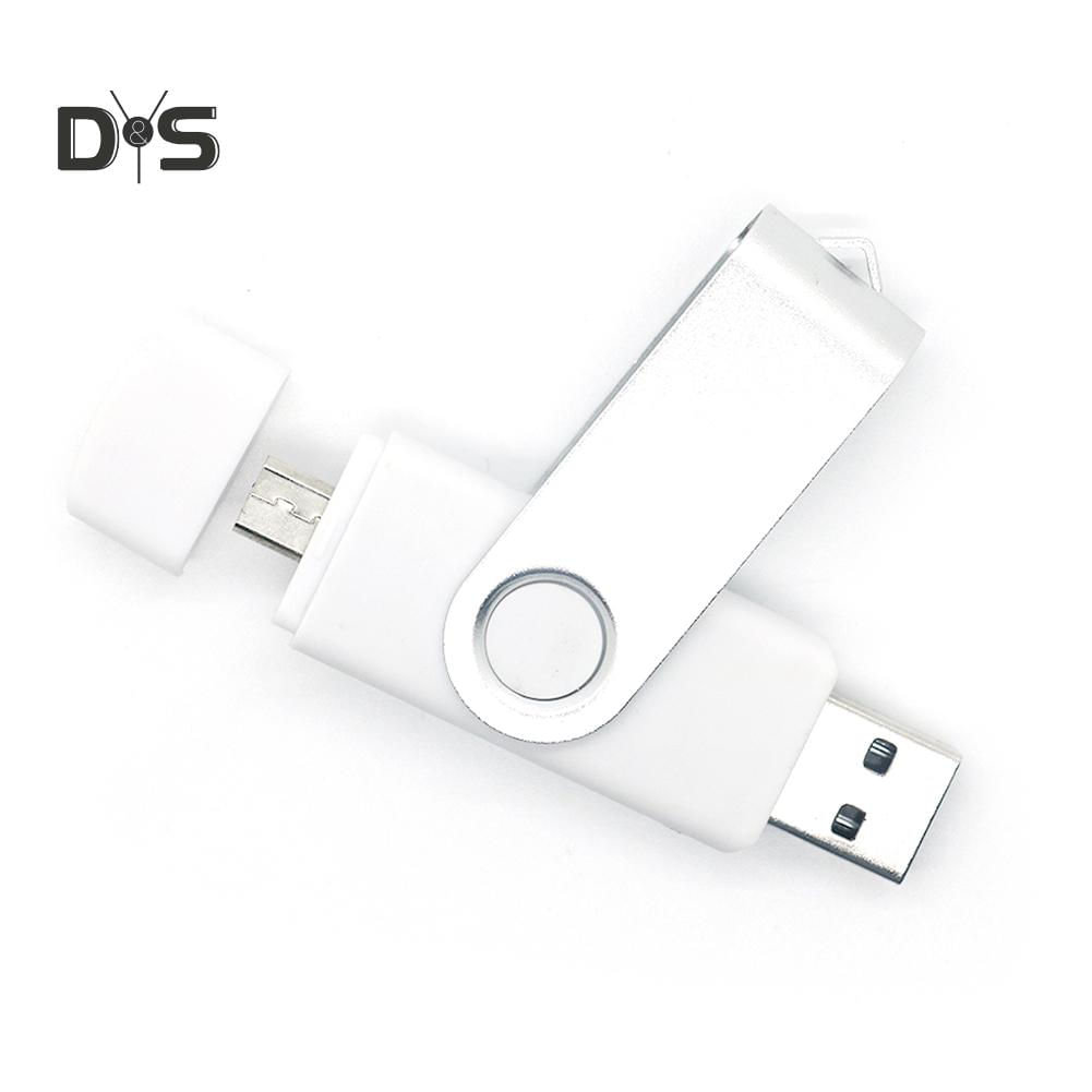 Adaptador Leitor USB com Leitor de Cartão 64GB / azul