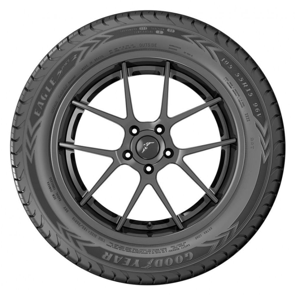 Pneu Aro 16 Goodyear Eagle Sport 2 205/55 16 / Preto