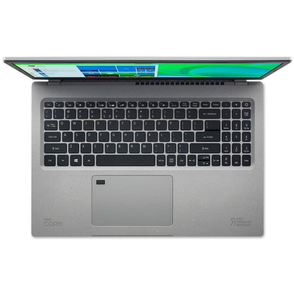 Encontraproduto.com.br - Notebook Acer Core I5- 1155G7 8Gb 512Gb Ssd Tela 15.6? Aspire Vero Av15-51-58Zm Cinza Bivolt