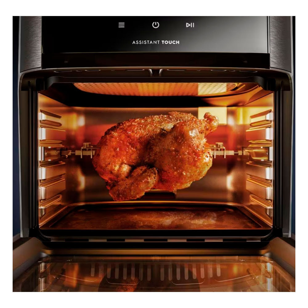 Fritadeira Elétrica Sem Óleo Air Fryer Oven Electrolux Experience Digital Por Rita Lobo EAF90 12L Grafite / 220V
