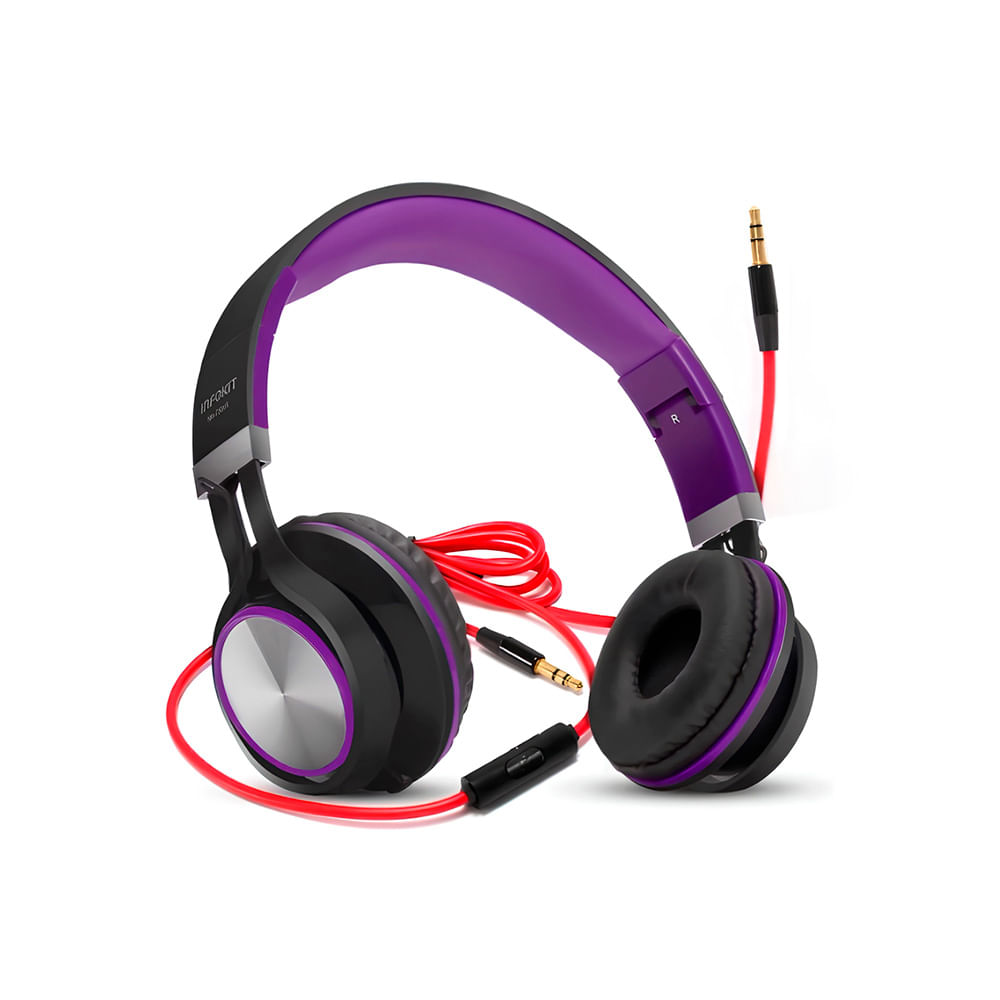 Fone de ouvido com microfone HM-750MV INFOKIT