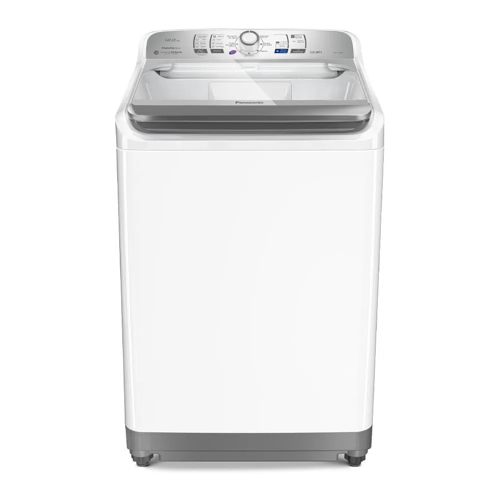 Lavadora de Roupas Panasonic 12Kg Função Vanish Branca F120 - 220 Volts 220 Volts