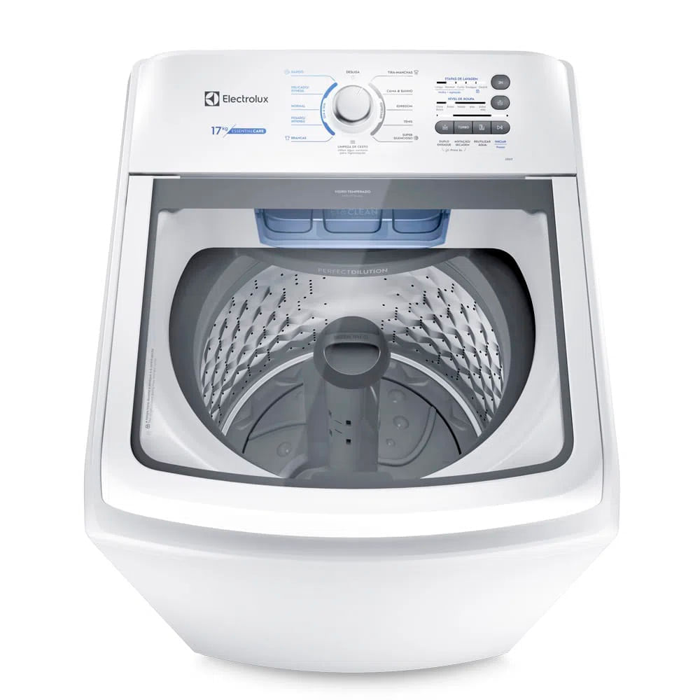 Lavadora Electrolux 17kg Essential Care Jet&Clean e Ultra Filter Branca LED17 - 220 Volts 220 Volts