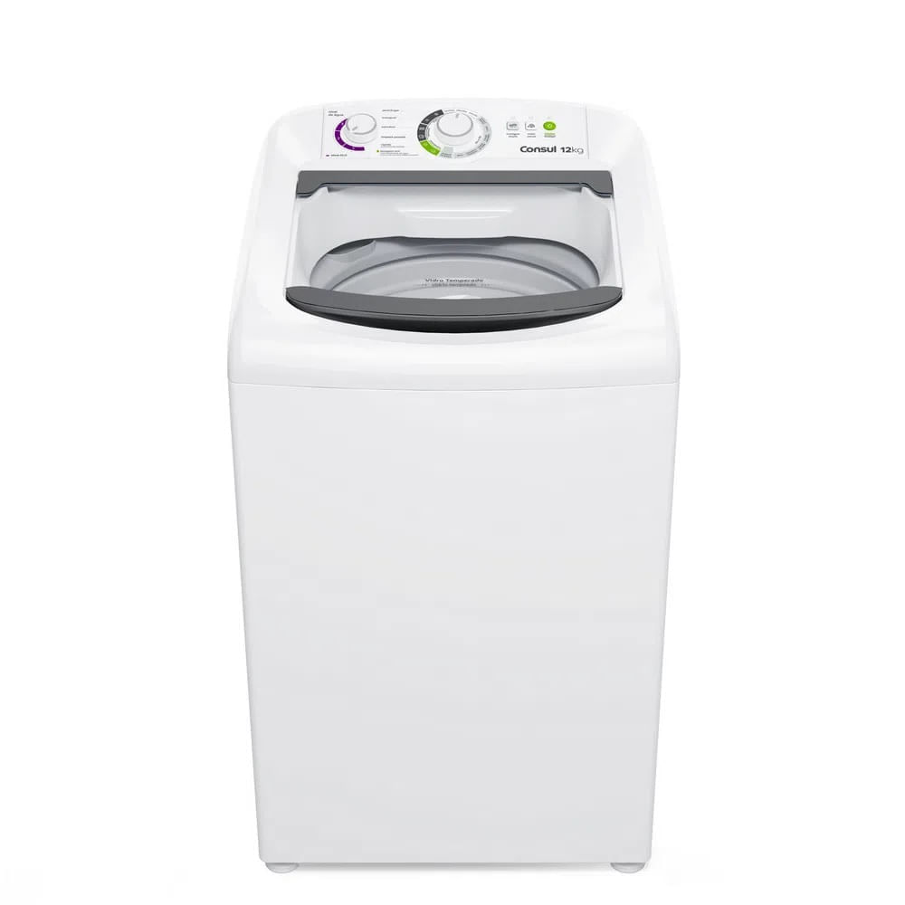 Lavadora de Roupas Consul 12Kg com Dosagem Econômica e Ciclo Edredom Branca CWH12BB – 127 Volts 127 Volts