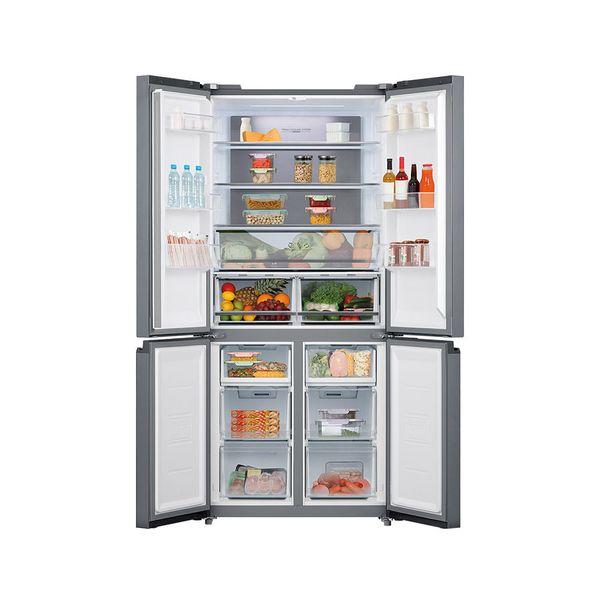 Refrigerador Midea French Door Inverter Quattro 482 Litros Inox MD