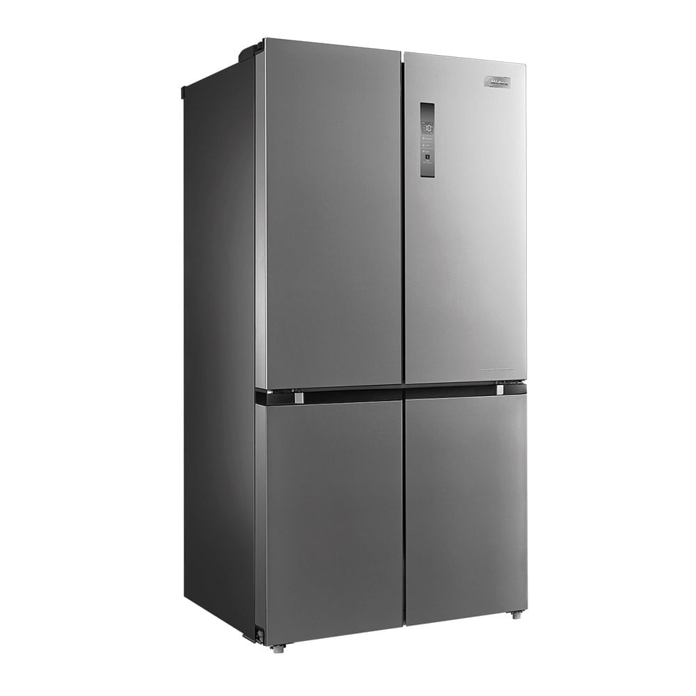 Refrigerador Midea French Door Inverter Quattro 482 Litros Inox MD-RF556 – 127 Volts 127 Volts