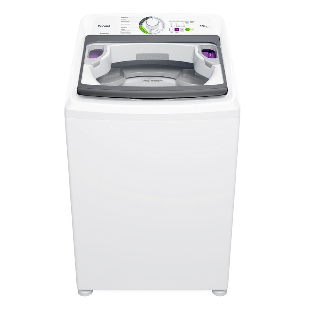 Lavadora de Roupas Consul 15Kg com Lavagem Econômica e Ciclo Edredom Branca CWH15AB – 220 Volts 220 Volts