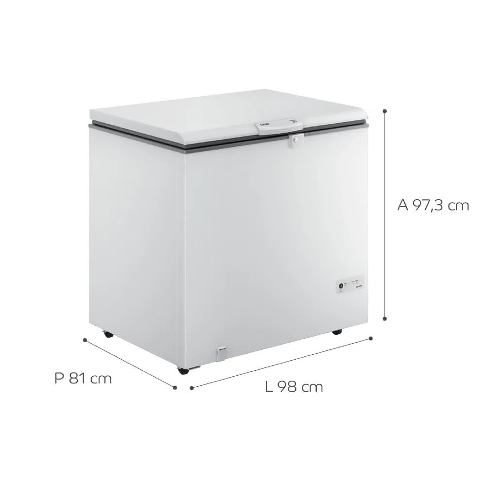 Freezer Horizontal Consul 309 Litros CHA31FB Branco 127 Volts 127 Volts