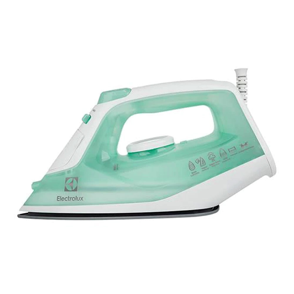 Ferro de Passar a Vapor Electrolux Base Cerâmica com Spray Easyline SIE70 Verde / 220V