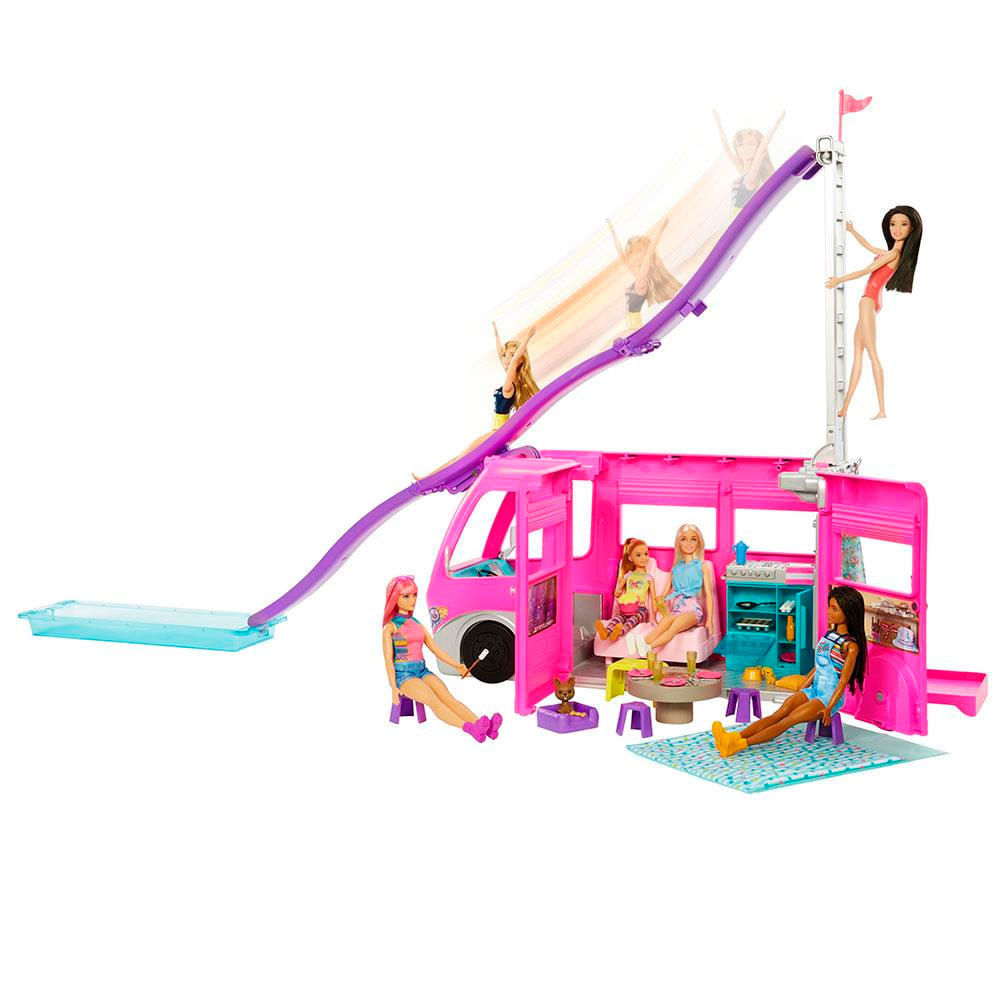 Barbie casa dos sonhos com escorregador mattel