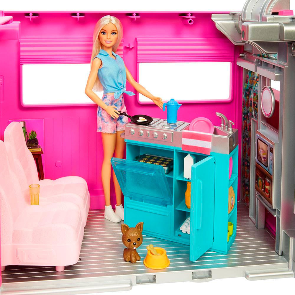 Barbie Playset Trailer dos Sonhos Mattel HCD46 - Star Brink Brinquedos