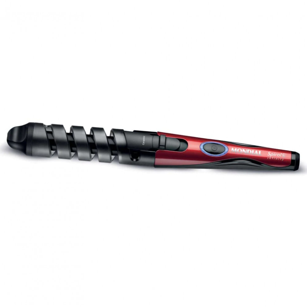 Modelador de Cachos Mondial Spiral Infinity EM-05 com Cabo Giratório 200°C