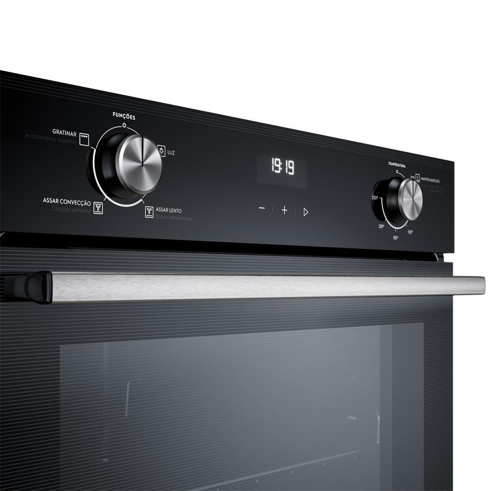 Forno de Embutir Elétrico Electrolux OE4EH Efficient com Perfectcook 360 - 50L Preto / 220V