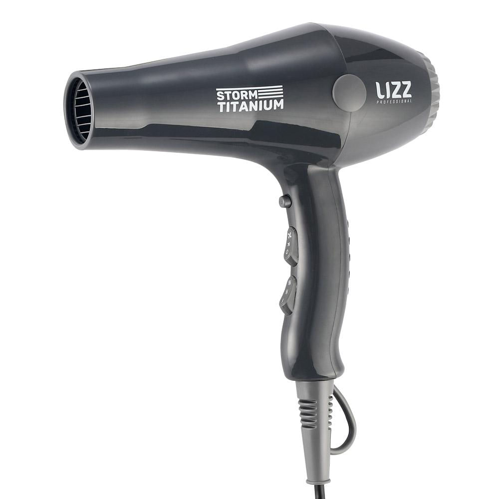 Secador de Cabelo Lizz Storm Titanium Cinza 127V 127V