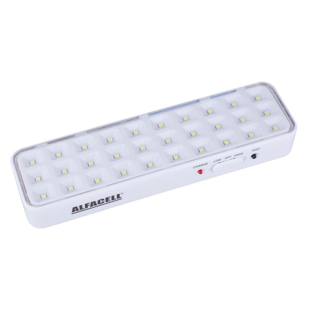 Luminária de Emergência 30 Leds Alfacell AL50081 Bivolt Bivolt