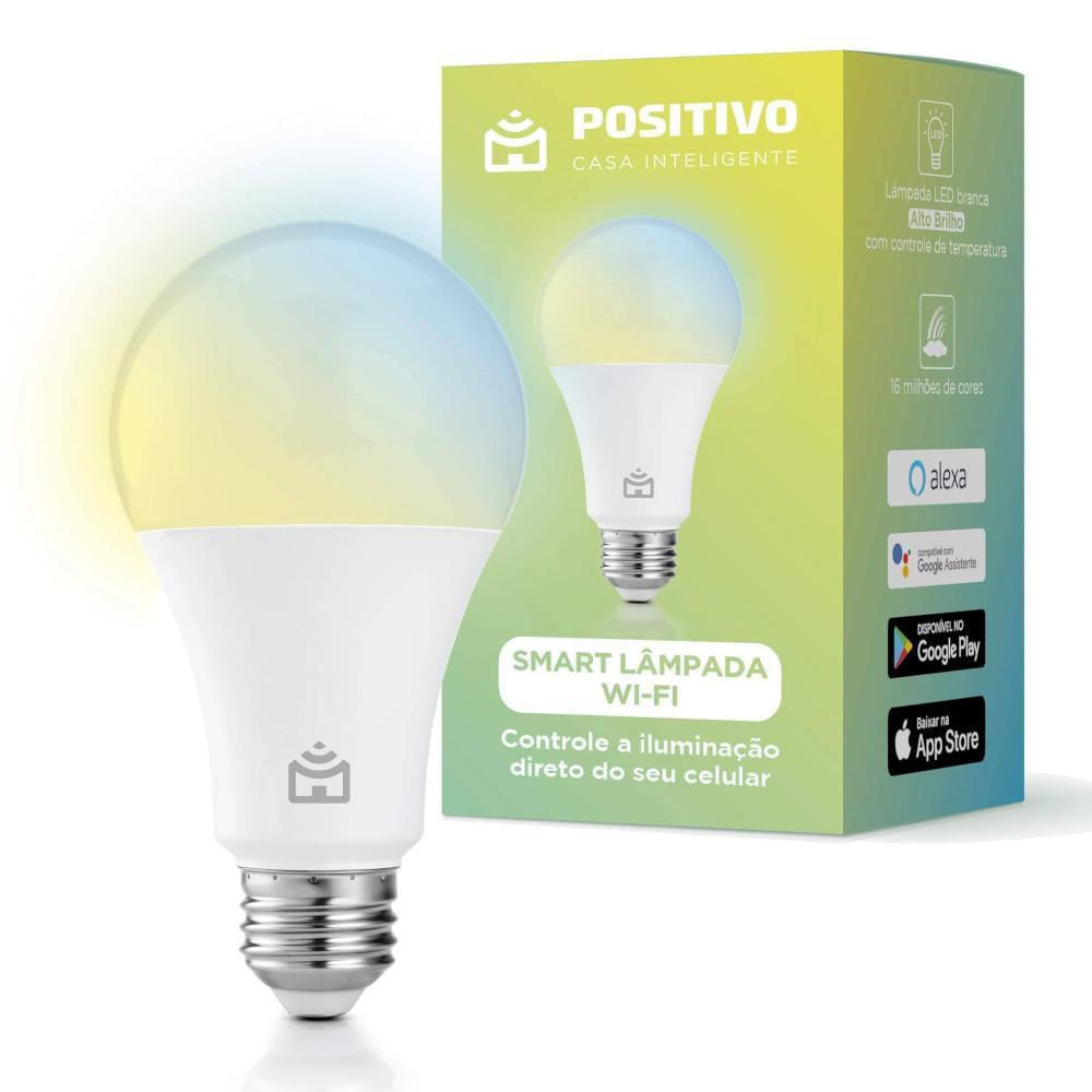 Smart Lâmpada Led Wi-Fi 9W Positivo