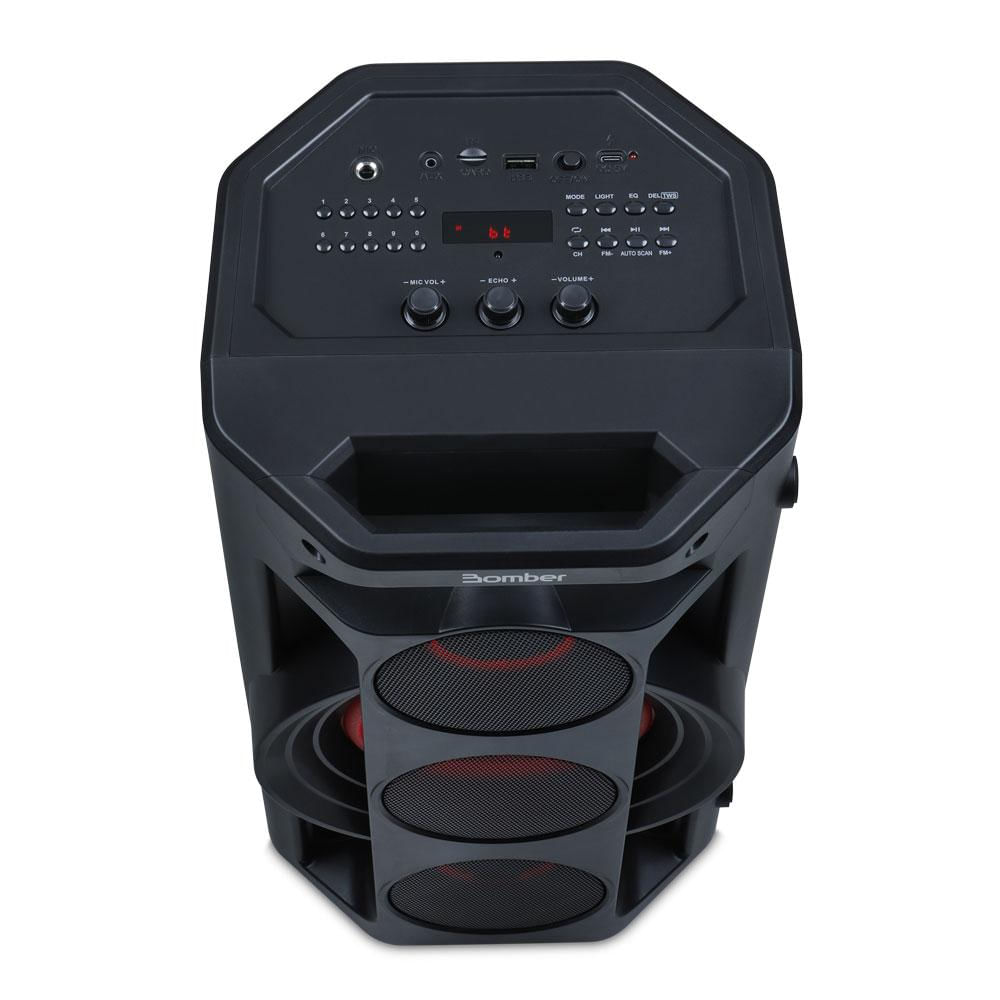 Caixa de Som Acústica Bluetooth 50W Bomber Play 770 Preta