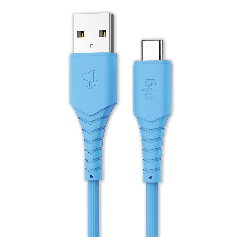 Cabo USB Tipo-C 1.2m ELG TC12T Azul Azul