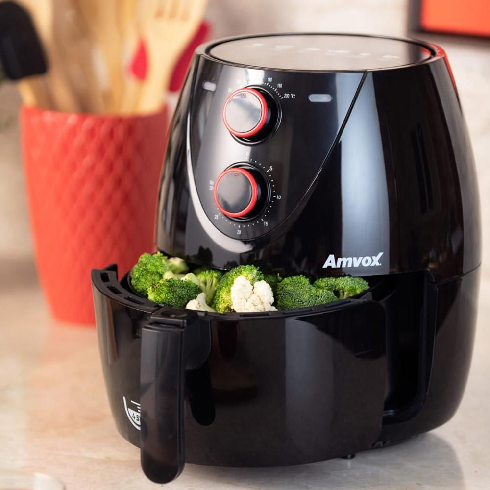 Fritadeira Air Fryer 4.5L Amvox ARF1205 Preta 127V 127V