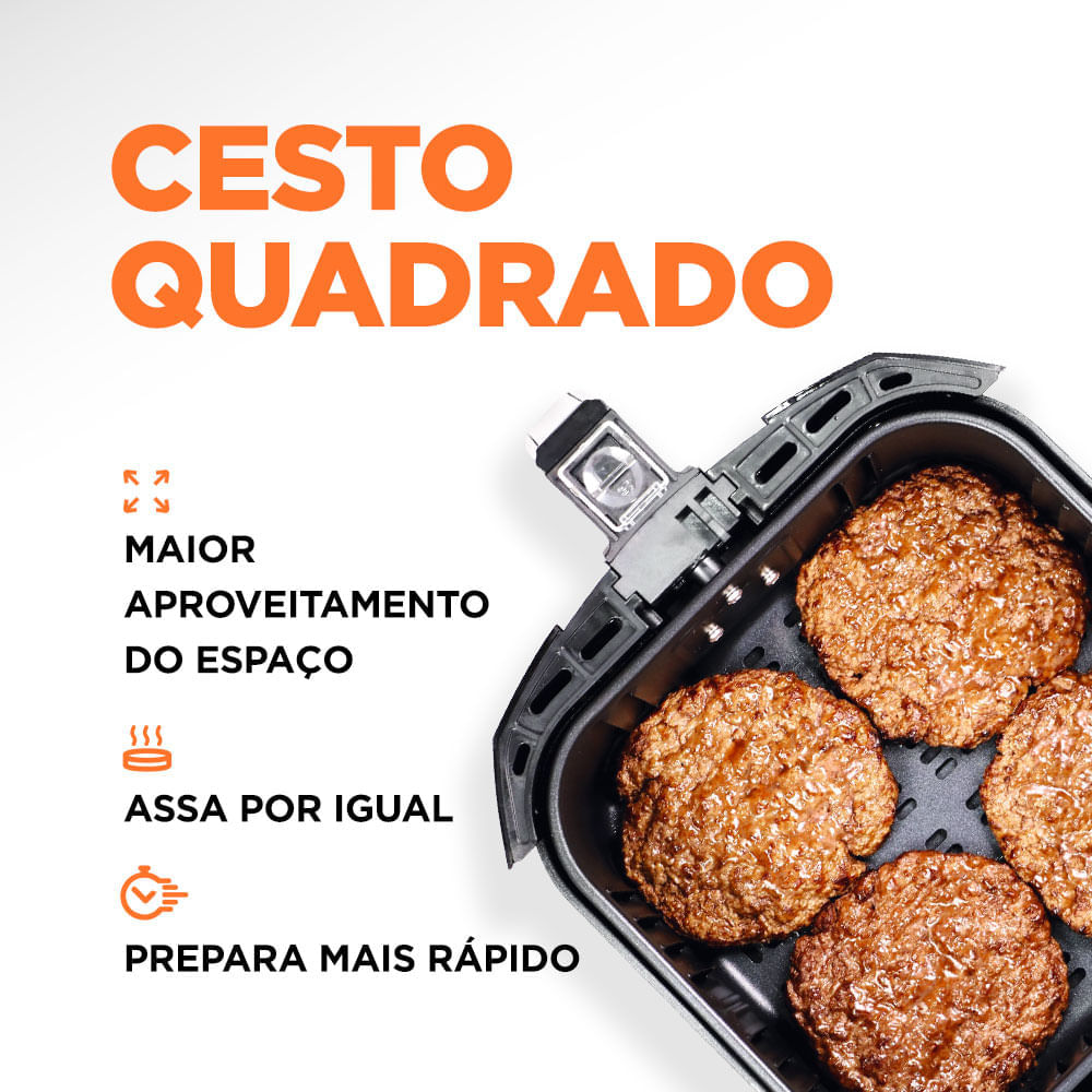 Fritadeira Elétrica Air Fryer 5 Litros AFN50BI Mondial Preta 127V 127V