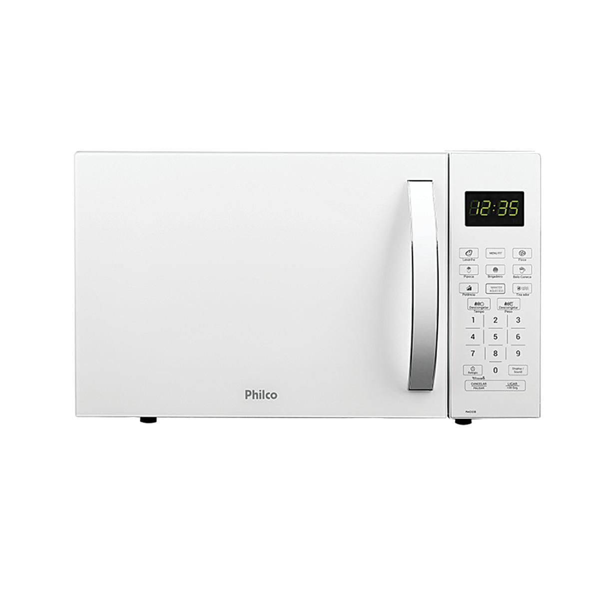 Forno Micro-Ondas 20 Litros Philco PMO23BB Branco 127V 127V