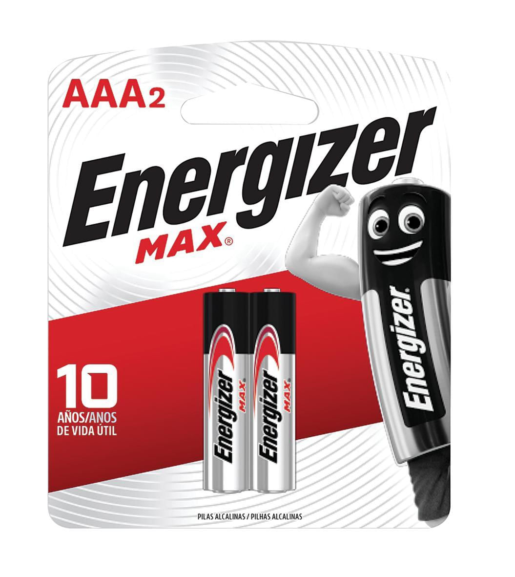 Pilha Palito Alcalina E92BP2 com 2 Energizer
