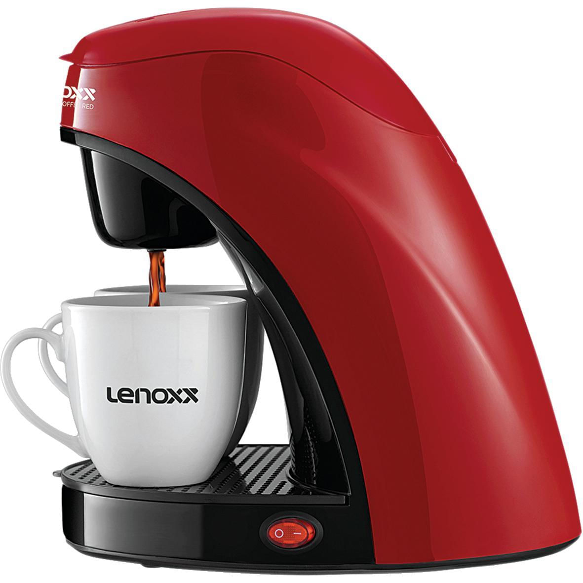 Cafeteira Elétrica 2 Xícaras Lenoxx Coffee Red PCA031 Vermelha 127V 127V