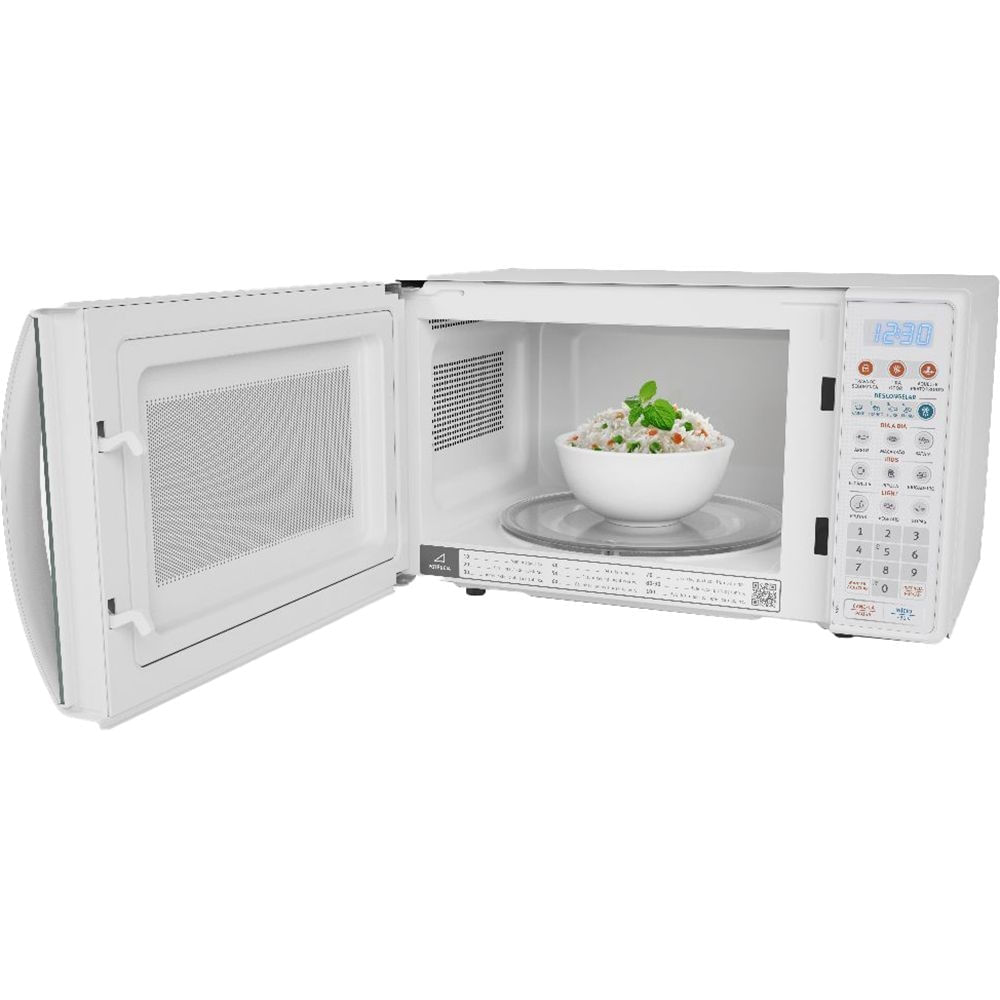 Micro-ondas 20 Litros Electrolux MTO30 com 10 Níveis de Potência Branco 127V 127V