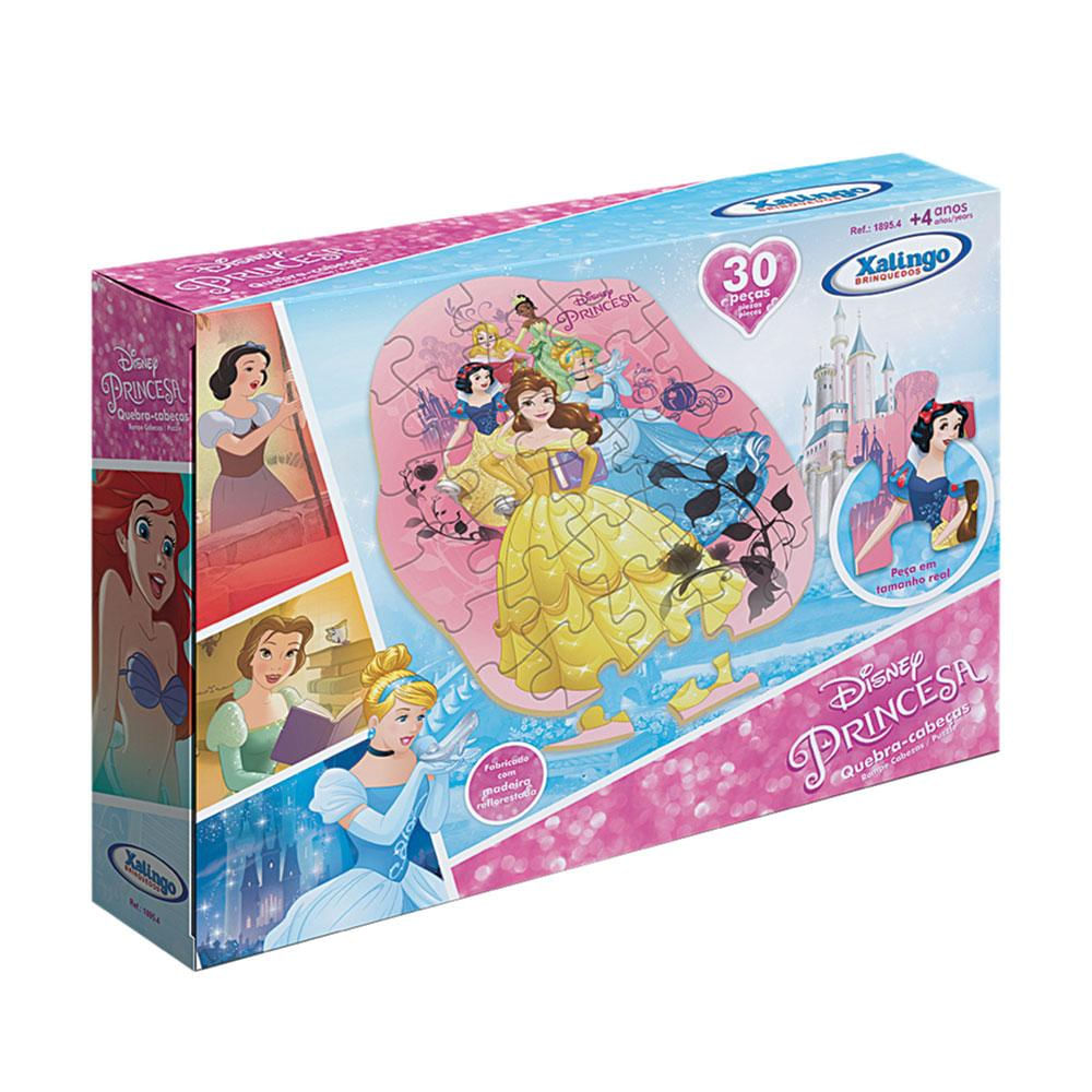 Quebra-cabeça 30 Peças Princesas Disney Xalingo 18954