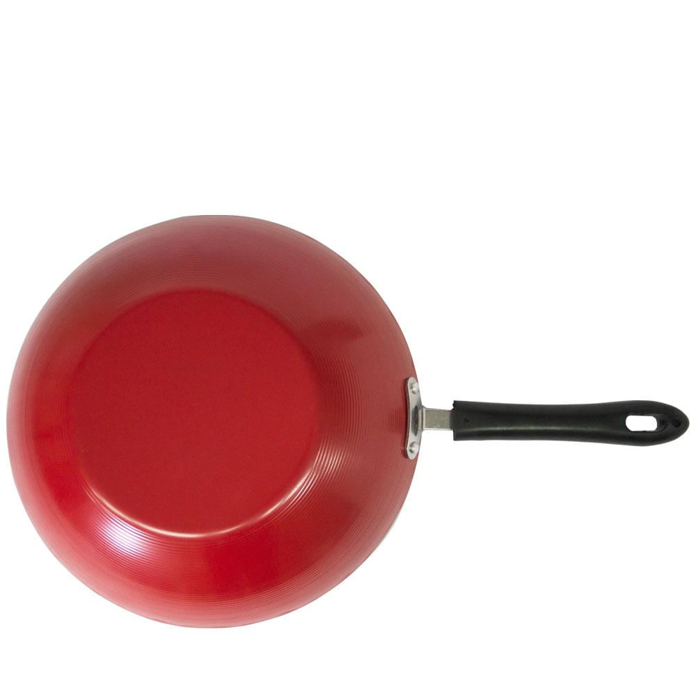 Frigideira Wok 30cm Antiaderente Casa do Chef Vermelha