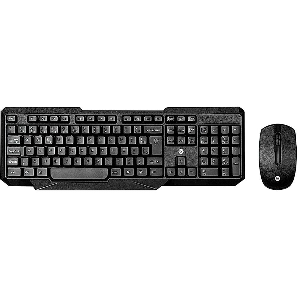 Teclado com Mouse sem Fio USB Bright 0055