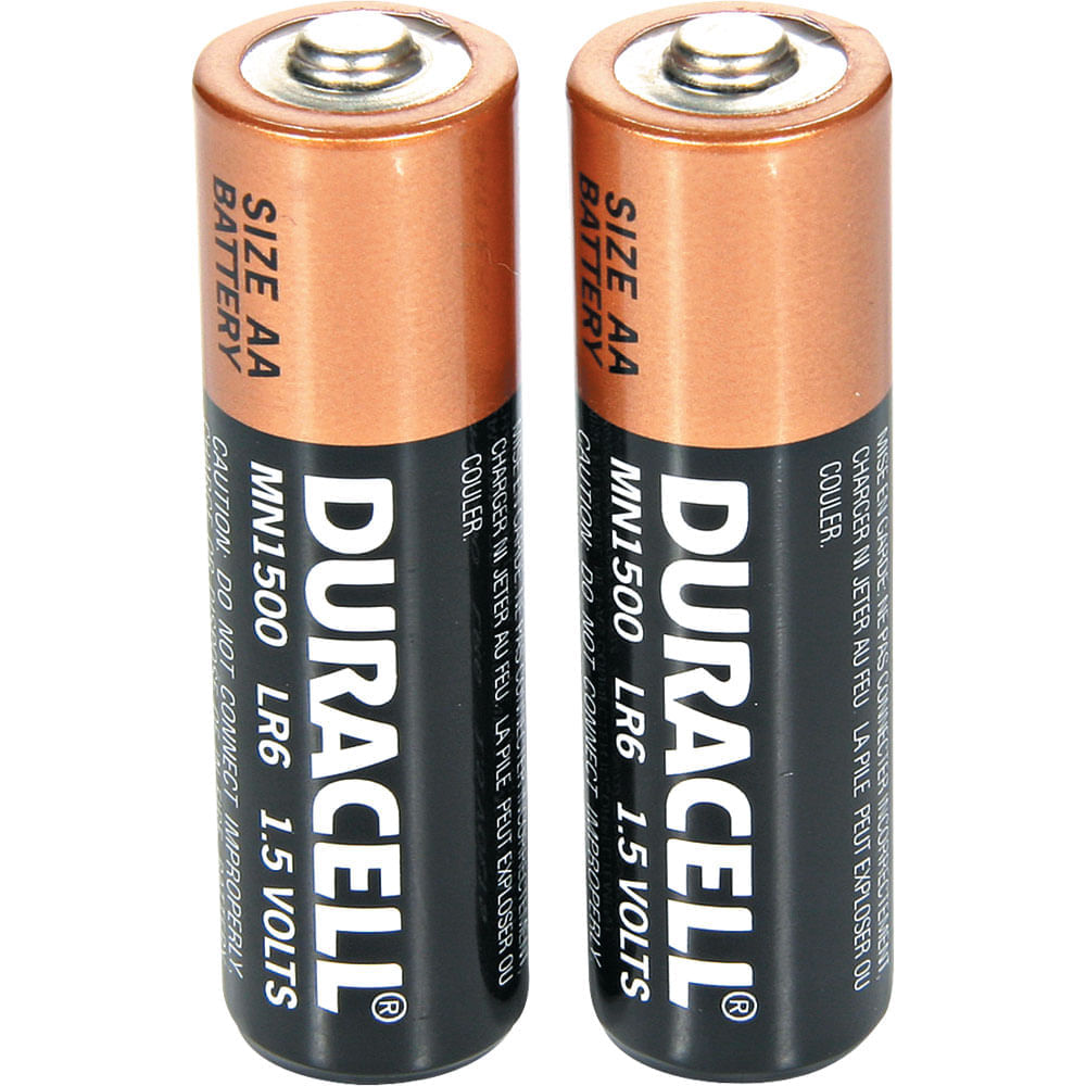 Pilha Pequena Alcalina com 2 Unidades Duracell