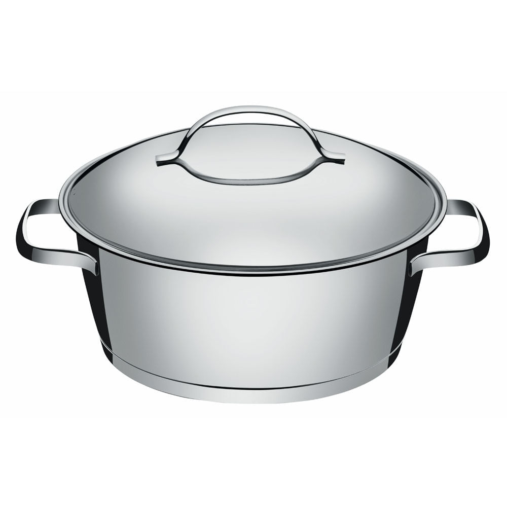 Caçarola Rasa Allegra Tramontina 22cm em Inox 62653220