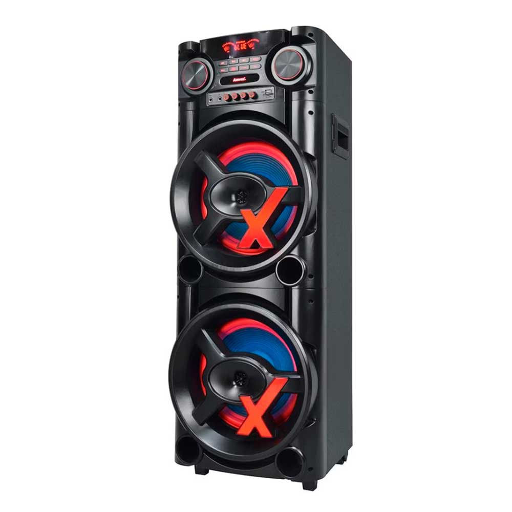 Torre de Som Amvox ACA 1900 NEW X com Bluetooth, Rádio FM, Função Power X 1900W