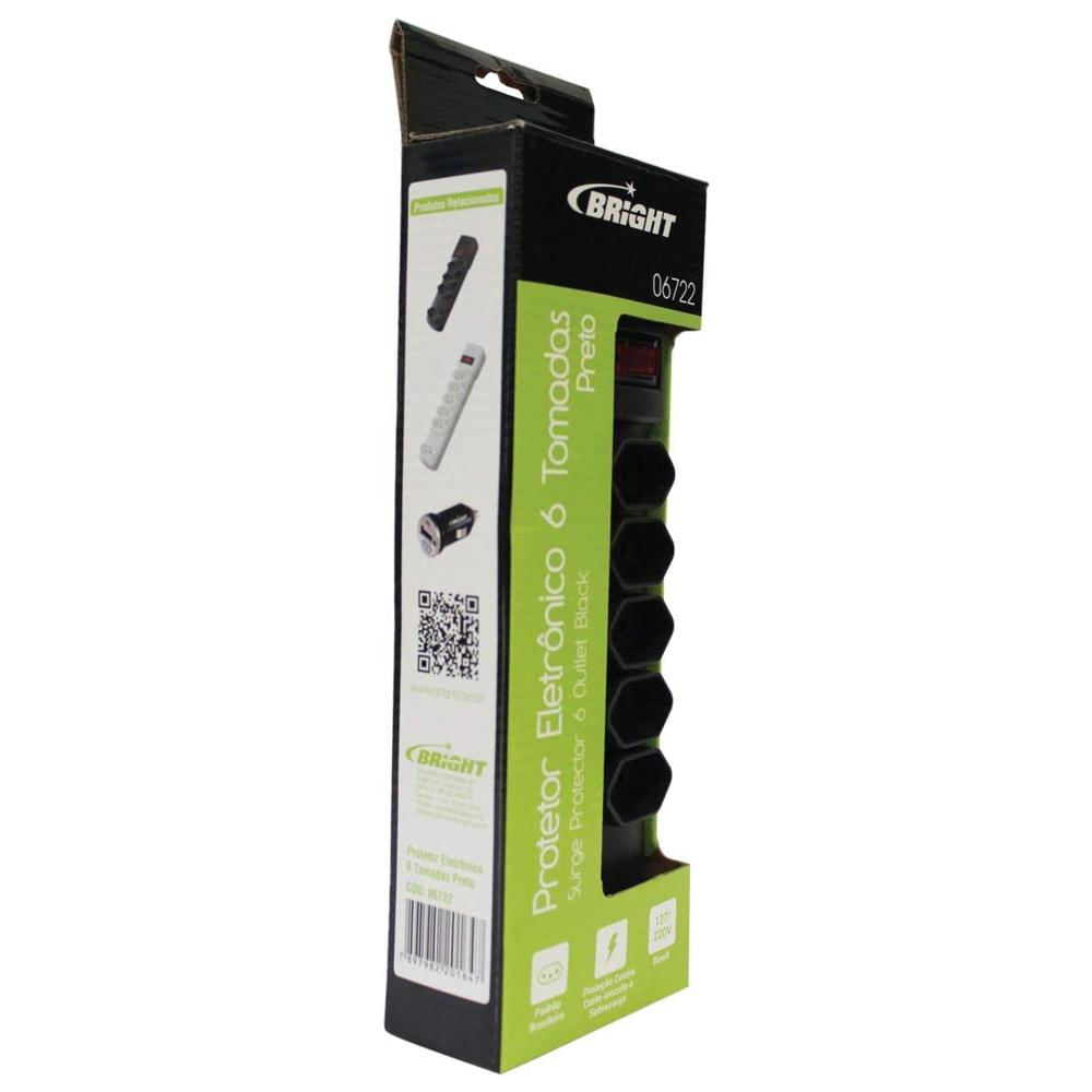 Filtro de Linha 6 Tomadas Bright