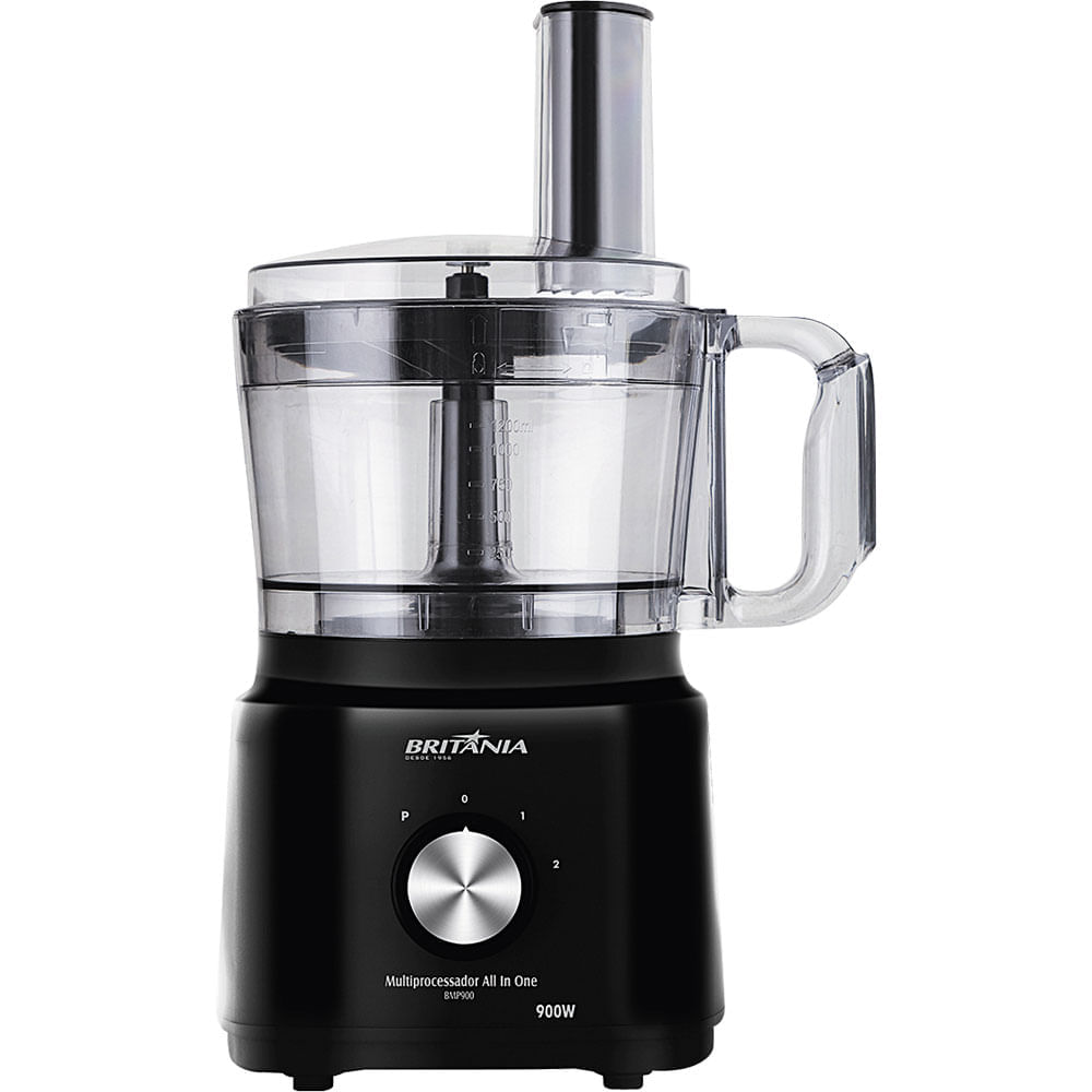 Multiprocessador com Liquidificador Britânia All in One BMP900P Preto 127V