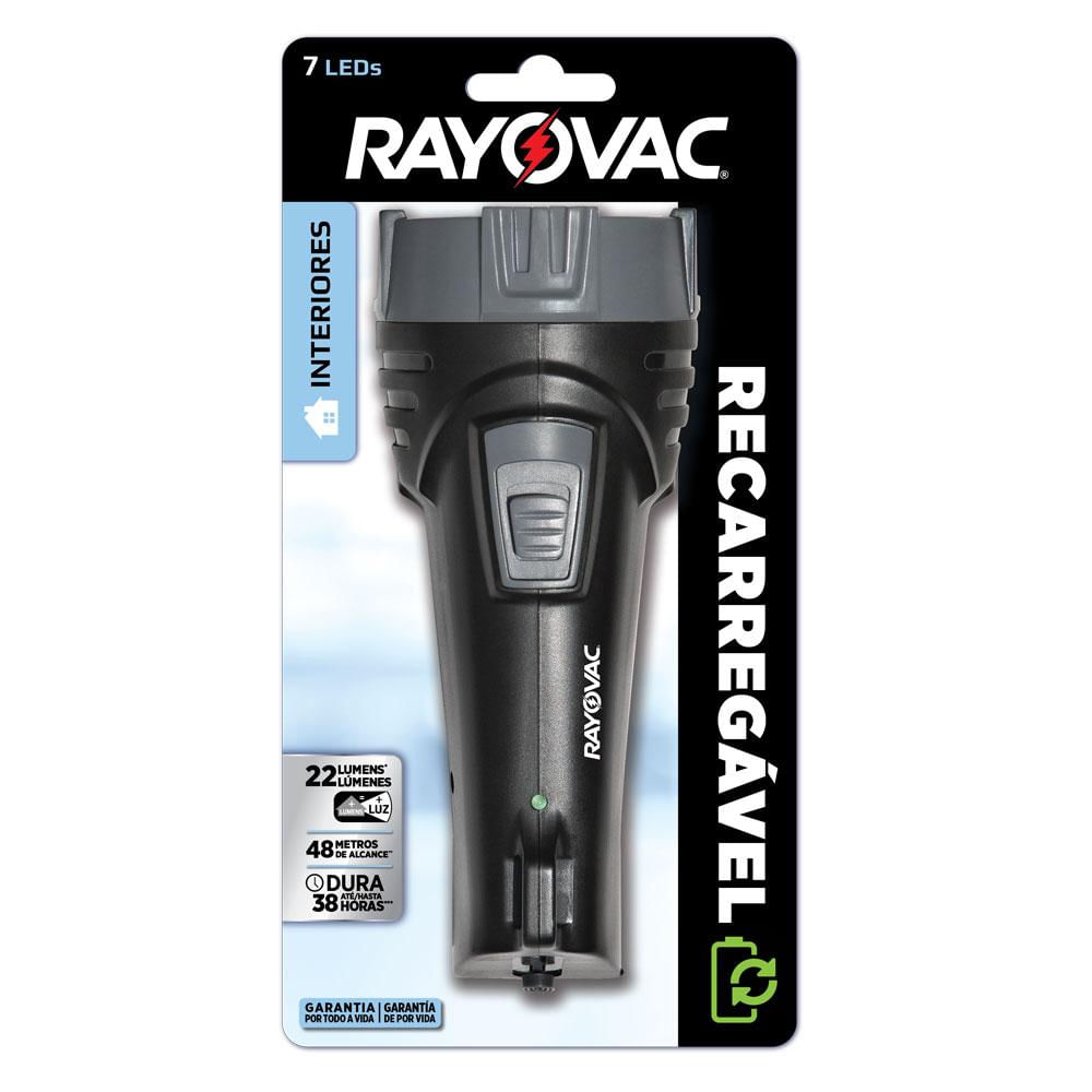 Lanterna 7 Leds Recarregável Rayovac Bivolt Bivolt