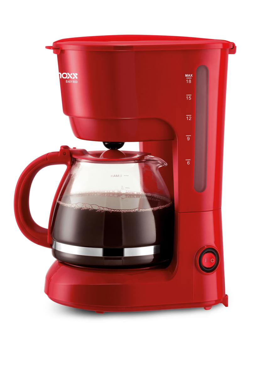 Cafeteira Elétrica 18 Xícaras Lenoxx Easy Red PCA019 Vermelha 127V 127V