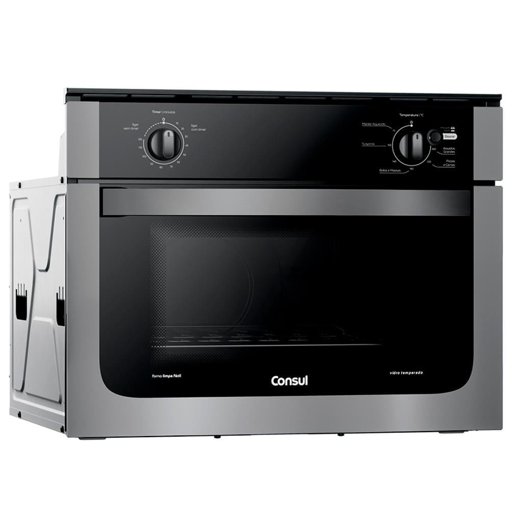 Forno de Embutir Elétrico Consul COB47AR com Dourador e Timer Alta Capacidade - 47 Litros
