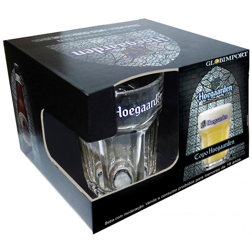 Conjunto com 4 Copos para Cerveja Hoegaarden Globimport - 400ml Transparente