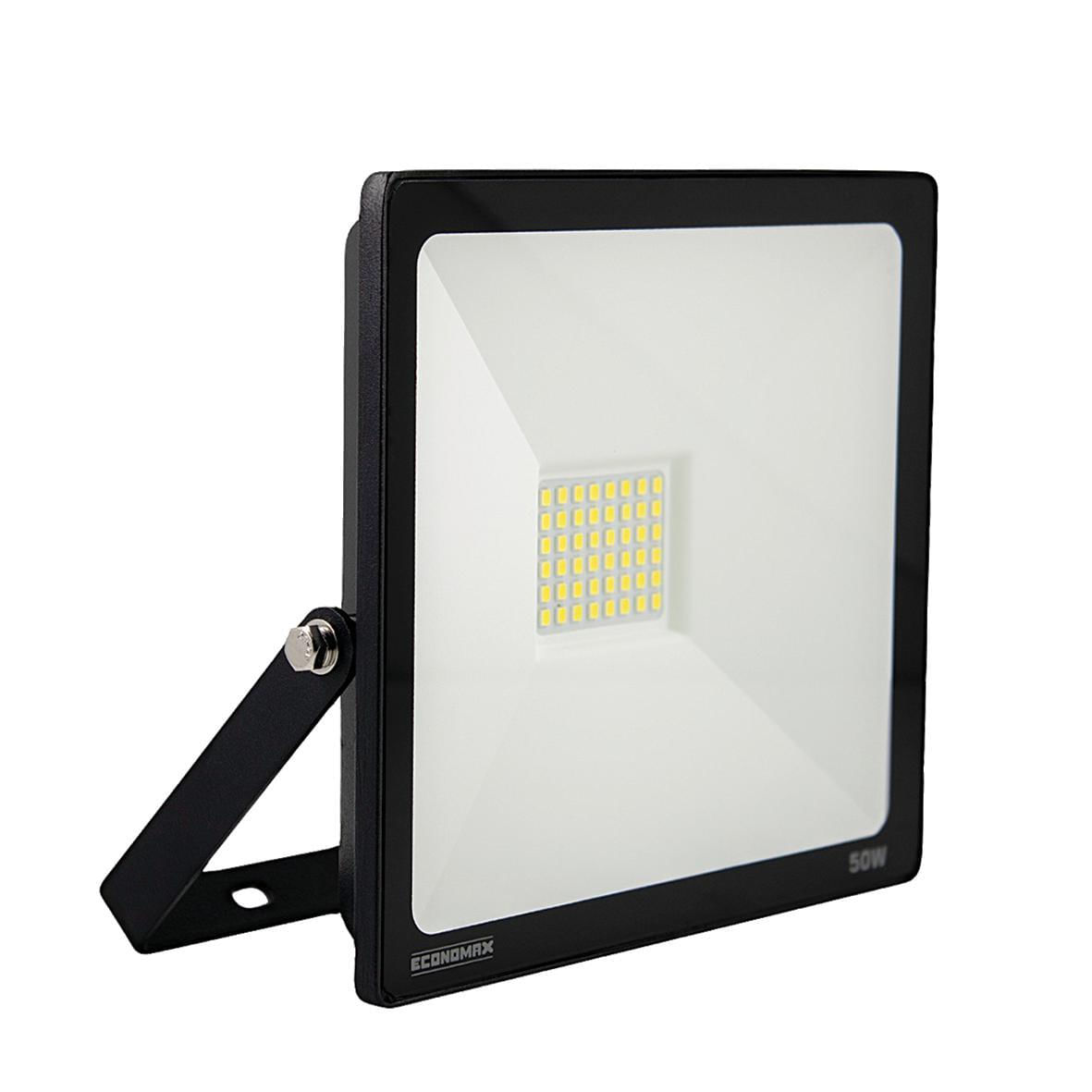 Refletor Led 50W Economax Branca Bivolt