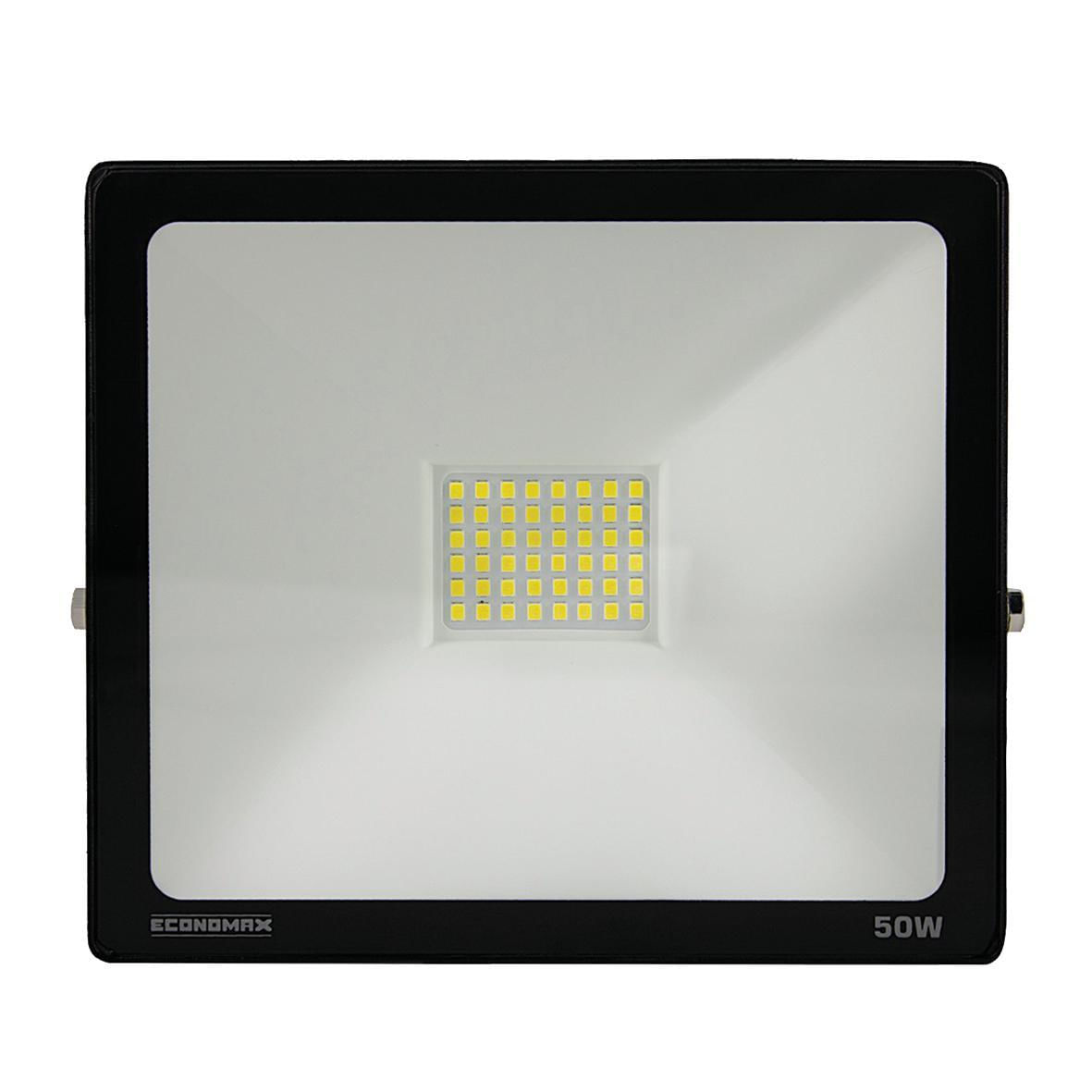 Refletor Led 50W Economax Branca Bivolt