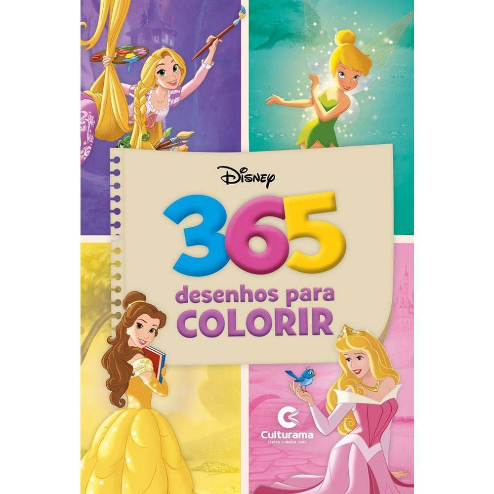 Livro 365 Desenhos Para Pintar Meninas e Meninos - Colorir