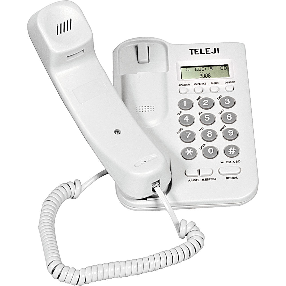 Telefone com Identificador Teleji 46 Branca