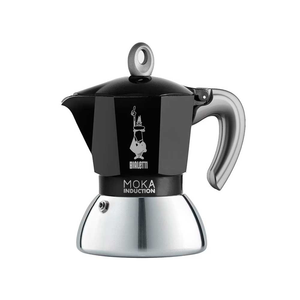 Cafeteira Italiana Bialetti Moka Induction em Alumínio 4 Xícaras