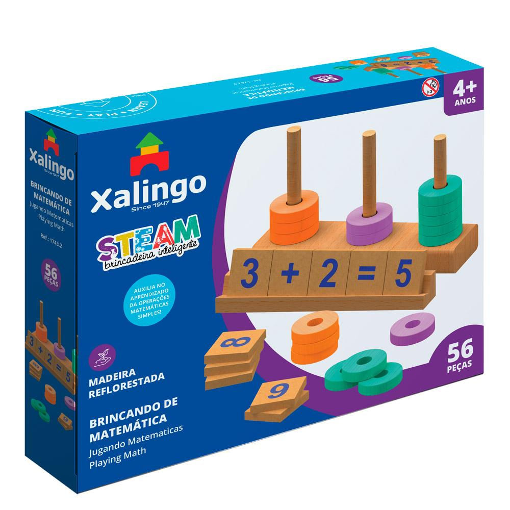 Steam Brincando de Matemática Xalingo 1743.2